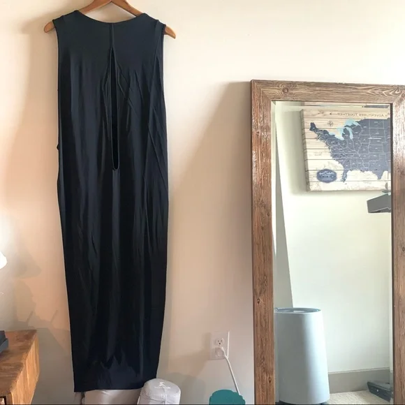 Helmut Lang sleeveless midi dress with keyhole back and sides size small - Picture 8 of 11